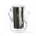 Glass Teapot With Stainless Steel Infuser / Glass Infuser